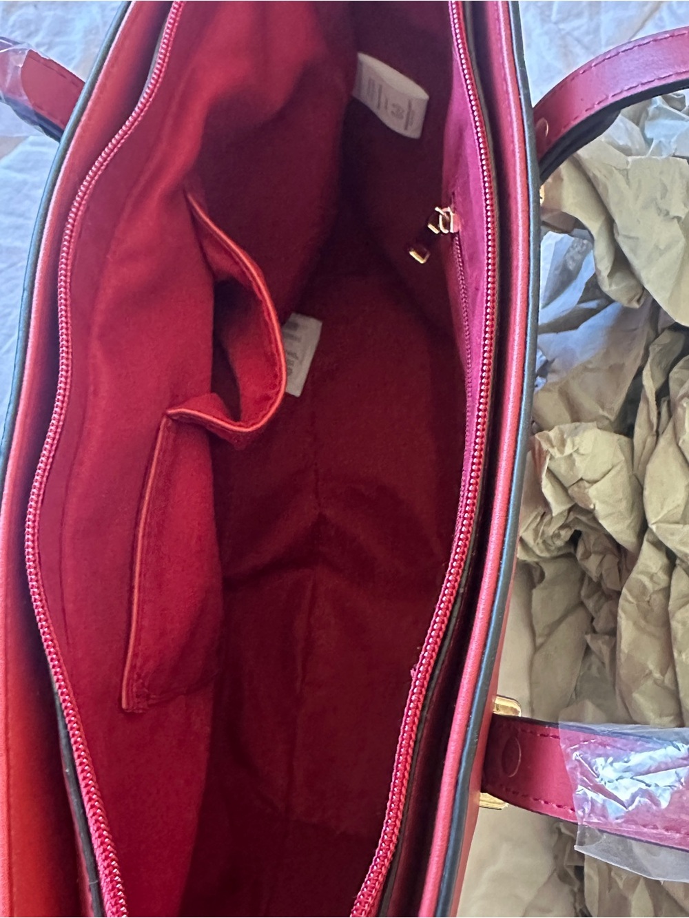Amy Miller Classic Red Tote Bag by - Picture 3 of 5